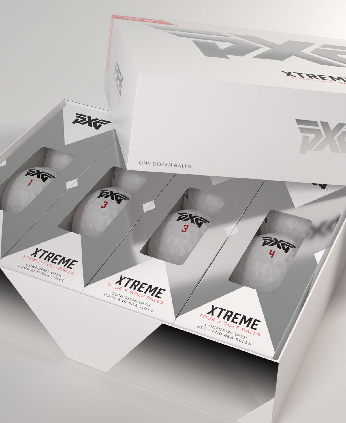 PXG Xtreme Tour X Golf Ball - White - Dozen