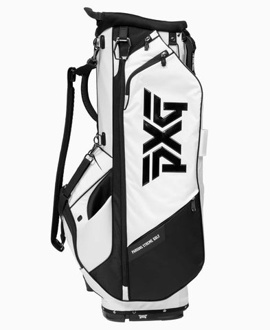 PXG DELUXE HYBRID STAND BAG BLACK WHITE